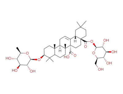 Cincholic acid 3β-O-β-6-deoxy-D-glucopyranoside-28-O-β-D-glucopyranoside