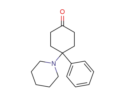 4-phenyl-4-(1-piperidinyl)cyclohexanone